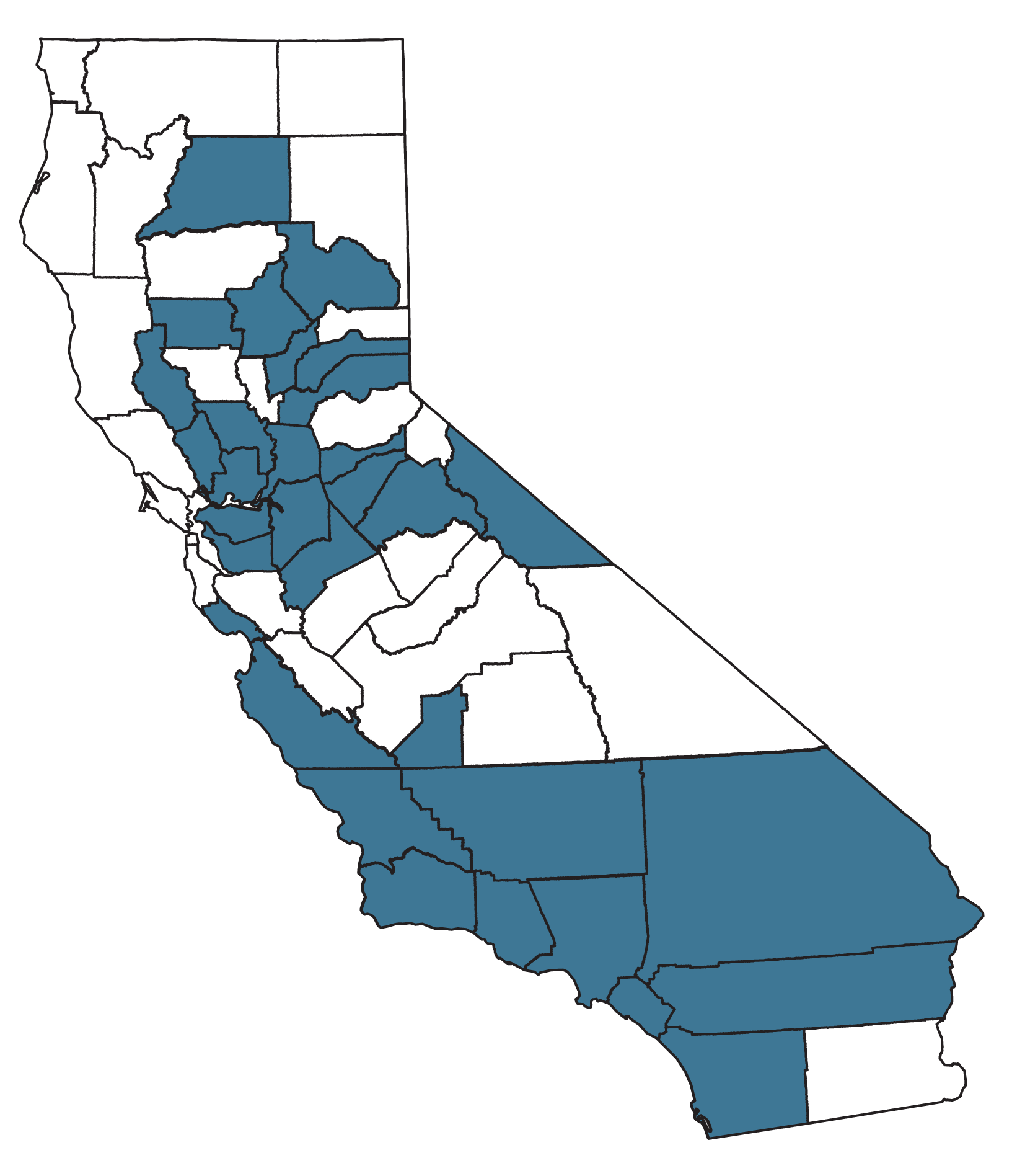 California_counties_outline_map
